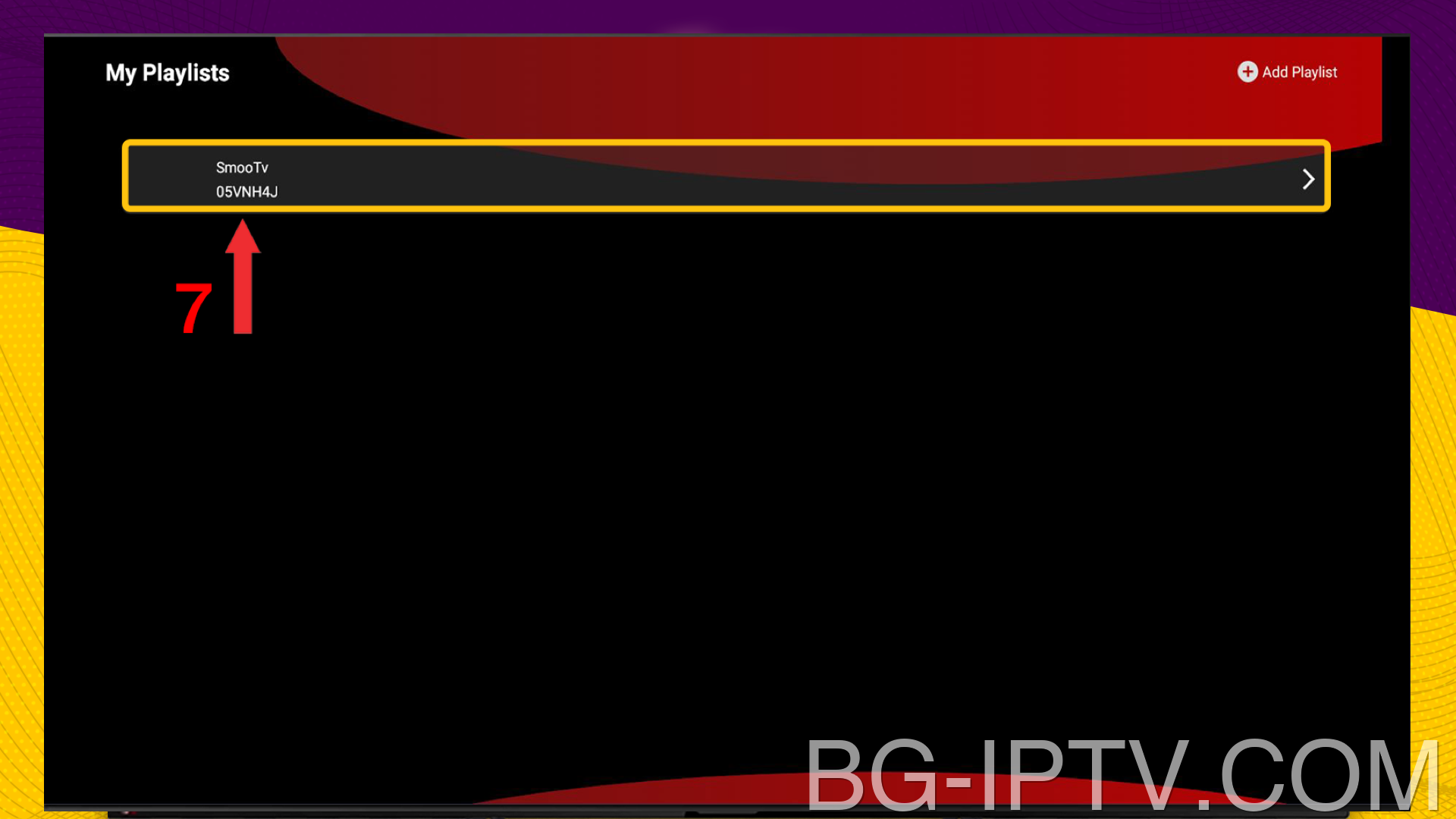 Изберете вашия плейлист за IPTV на 9XStream IPTV