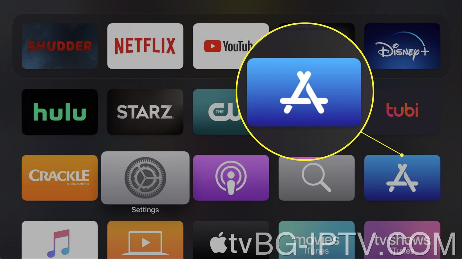 Изтеглете Smarters Player Lite за IPTV на Apple TV