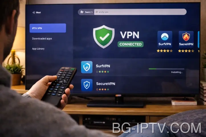 Инсталиране на VPN на телевизора